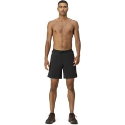 Norrona Short Homme - Senja Flex1 9 Inch - Caviar -Norrona norrona senja flex1 9 inch shorts men caviar model 1 1399951