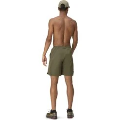 Norrona Short Homme - Senja Flex1 9 Inch - Olive Night -Norrona norrona senja flex1 9 inch shorts men olive night model 2 1399954