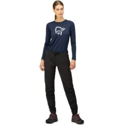 Norrona Pantalon Femme - Senja Flex1 Trackster - Caviar -Norrona norrona senja flex1 trackster pant women caviar 4 1518668