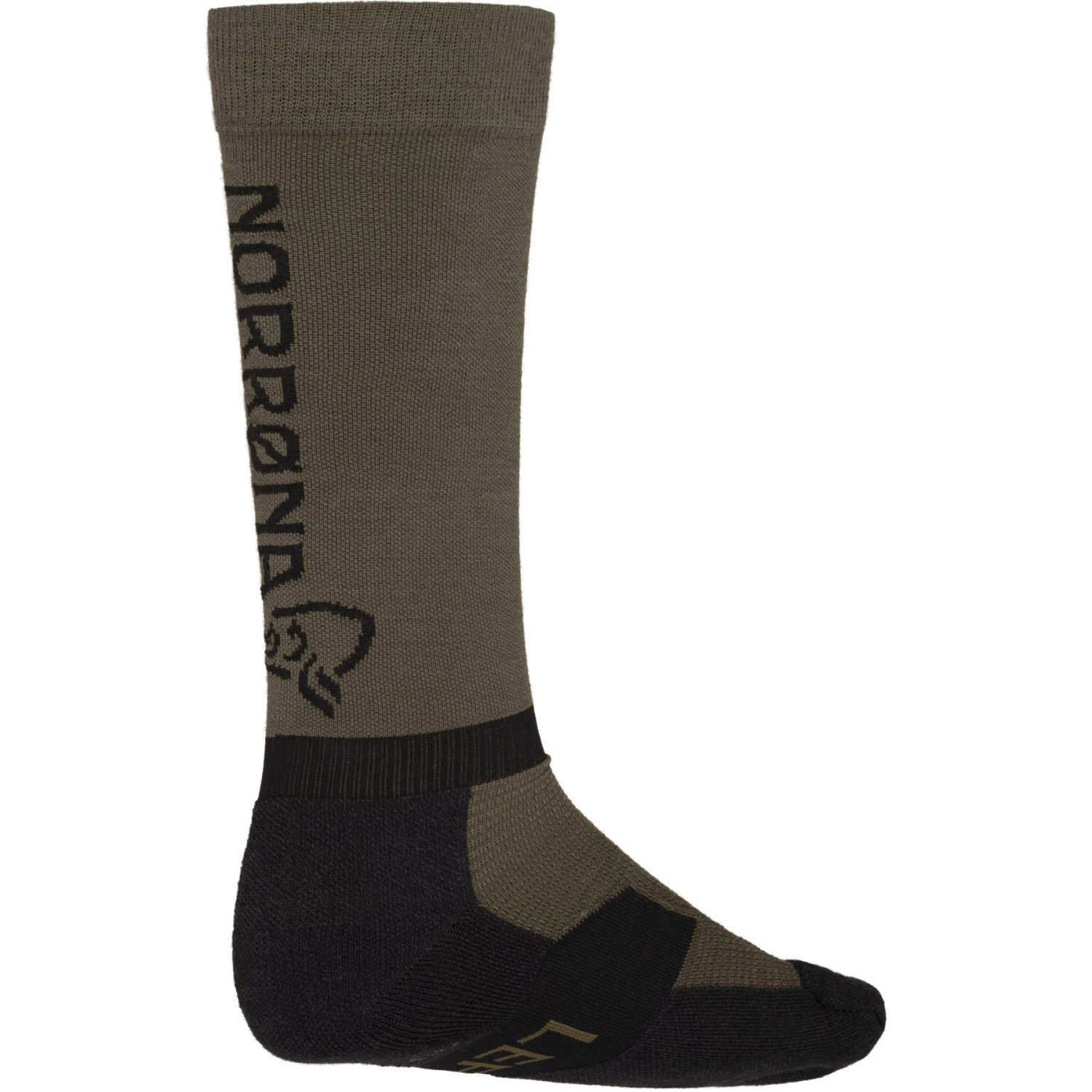 Norrona Chaussettes Montantes - Senja Merino Lightweight - Olive Night 2 Norrona Chaussettes Montantes - Senja Merino Lightweight - Olive Night – Image 2