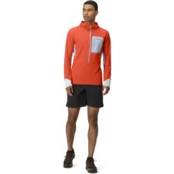 Norrona Pull En Polaire Homme - Senja Warm1 Hood - Arednalin -Norrona norrona senja warm1 hood men arednalin model 1 1400005