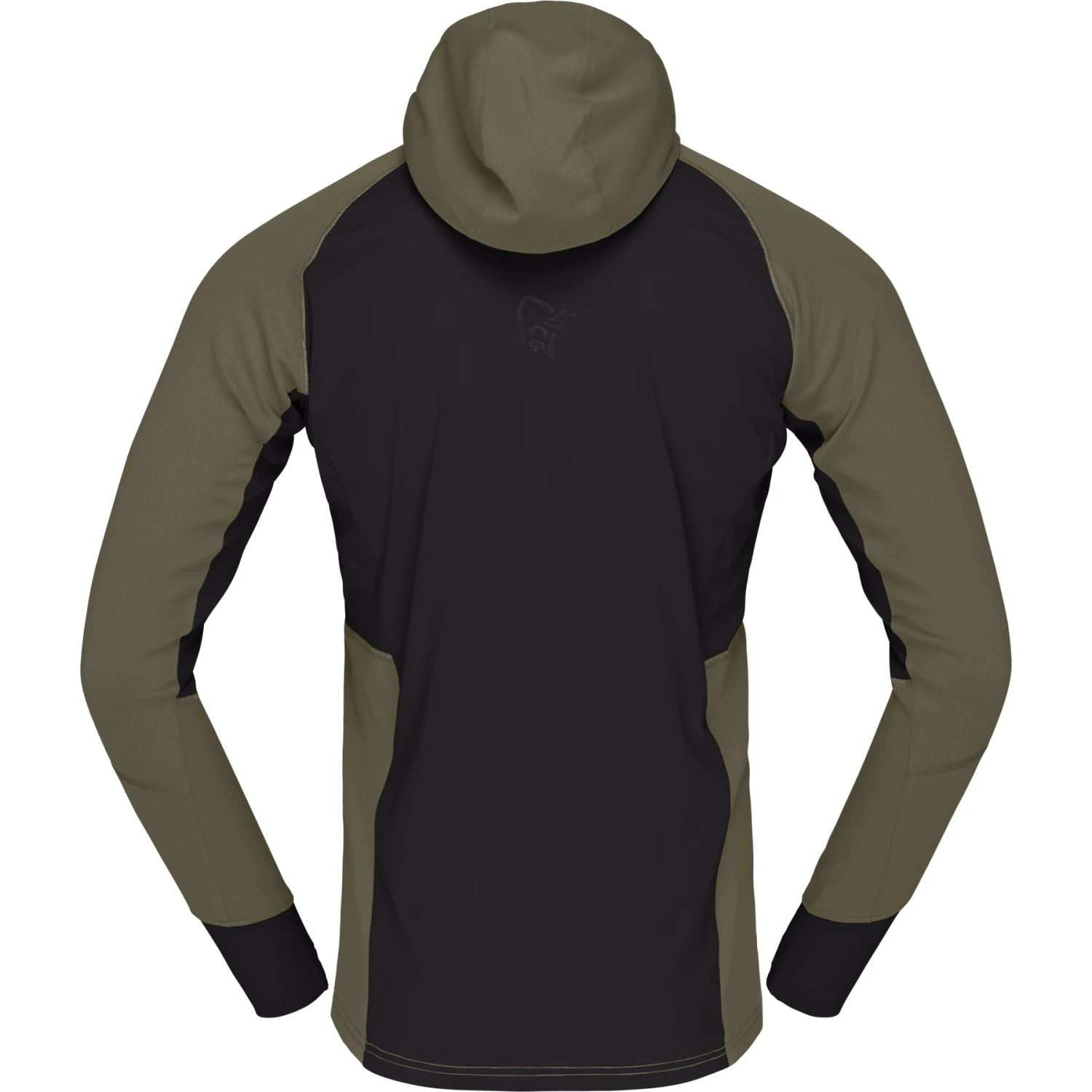Norrona Pull En Polaire Homme - Senja Warm1 Hood - Olive Night 3 Norrona Pull En Polaire Homme - Senja Warm1 Hood - Olive Night â Image 3