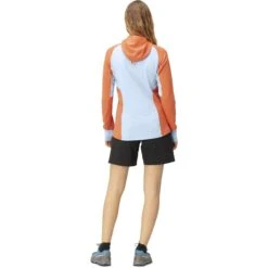 Norrona Pull En Polaire Femme - Senja Warm1 Hood - Flamingo -Norrona norrona senja warm1 hood women flamingo model 2 1399997