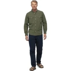 Norrona Shirt Chemise à Manche Longues Homme - Olive Night -Norrona norrona shirt men olive night 3 903900