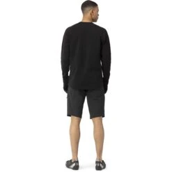 Norrona T-Shirt Manches Longues Homme - Skibotn Crew Neck - Caviar -Norrona norrona skibotn crew neck long sleeve men caviar 3 1463846