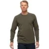 Norrona T-Shirt Manches Longues Homme - Skibotn Crew Neck - Olive Night
