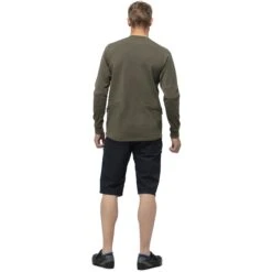 Norrona T-Shirt Manches Longues Homme - Skibotn Crew Neck - Olive Night -Norrona norrona skibotn crew neck long sleeve men olive night 3 1463871