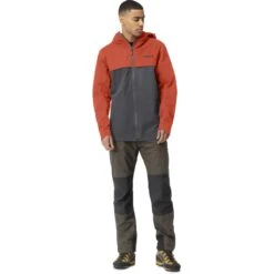 Norrona Veste Homme - Svalbard Cotton - Rooibos Tea/Slate Grey -Norrona norrona svalbard cotton jacket men rooibos tea slate grey 2 1464215