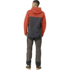 Norrona Veste Homme - Svalbard Cotton - Rooibos Tea/Slate Grey -Norrona norrona svalbard cotton jacket men rooibos tea slate grey 3 1464216