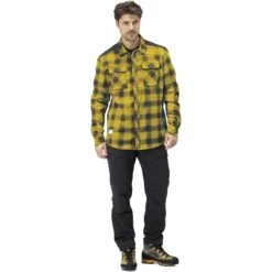 Norrona Chemise De Flanelle Homme - Svalbard - Golden Palm -Norrona norrona svalbard flannel shirt men golden palm 2 1464340