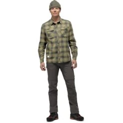 Norrona Chemise De Flanelle Homme - Svalbard - Olive Drab/Slate Grey 6 Norrona Chemise De Flanelle Homme - Svalbard - Olive Drab/Slate Grey -Norrona norrona svalbard flannel shirt men olive drab slate grey 2 1464356