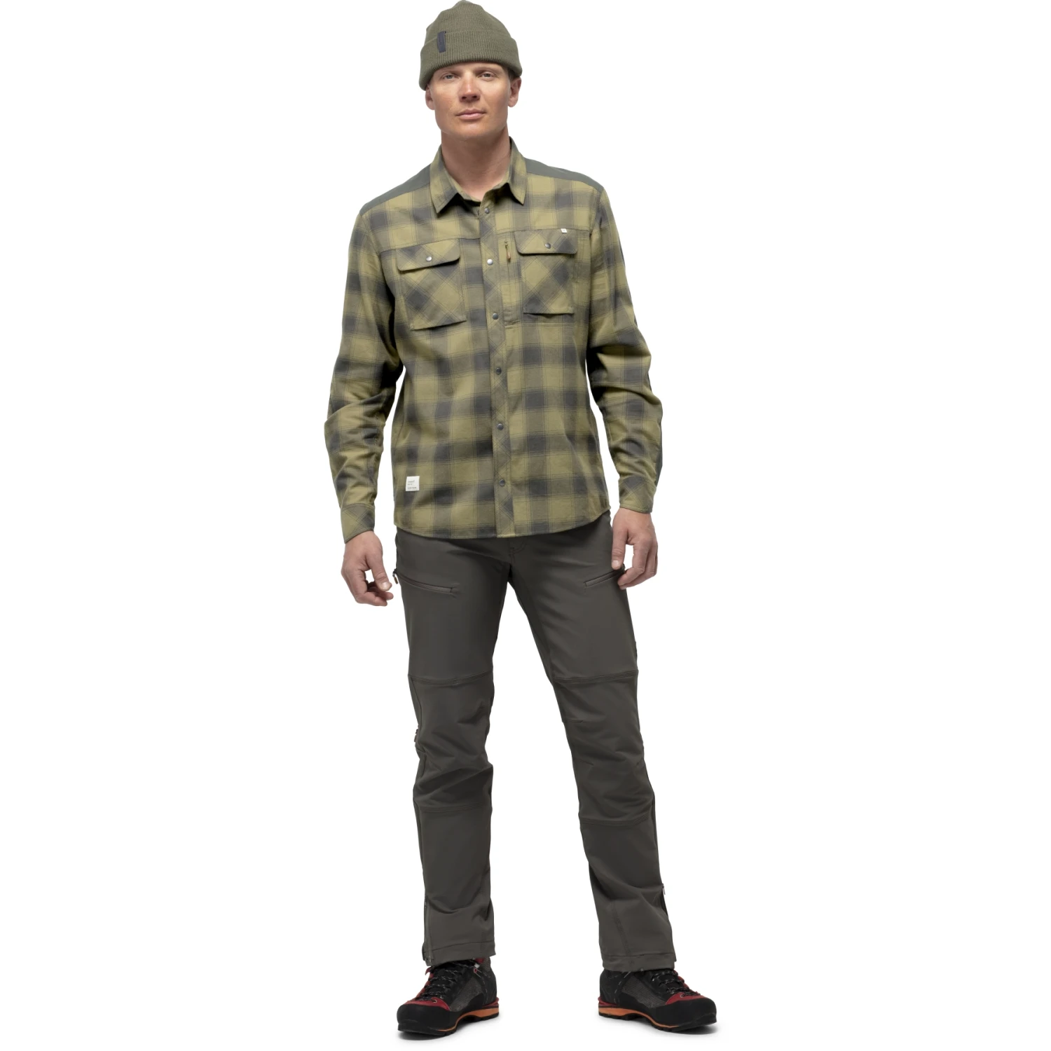 Norrona Chemise De Flanelle Homme - Svalbard - Olive Drab/Slate Grey 3 Norrona Chemise De Flanelle Homme - Svalbard - Olive Drab/Slate Grey â Image 3