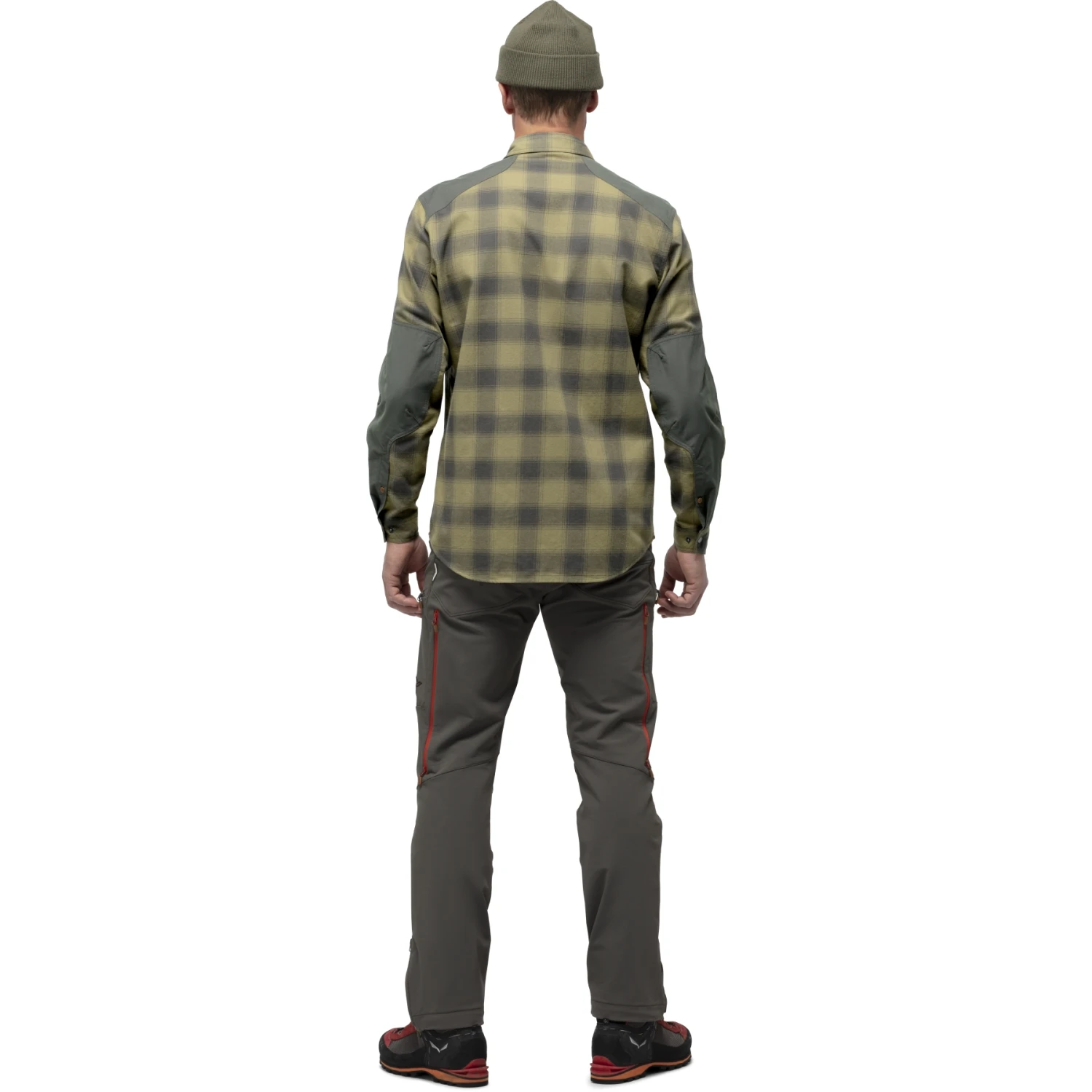 Norrona Chemise De Flanelle Homme - Svalbard - Olive Drab/Slate Grey 4 Norrona Chemise De Flanelle Homme - Svalbard - Olive Drab/Slate Grey â Image 4