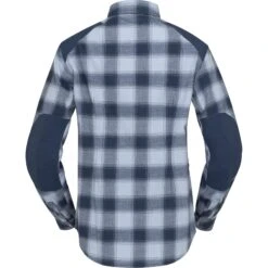 Norrona Chemise De Flanelle Femme - Svalbard - Blue Fog/Indigo Night -Norrona norrona svalbard flannel shirt women blue fog indigo night 2 1344036