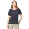 Norrona T-Shirt Femme - Svalbard Wool - Indigo Night/Blue Fog