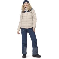 Norrona Doudoune Femme - Tamok Down750 - Pure Cashmere -Norrona norrona tamok down750 jacket women pure cashmere 3 1027647