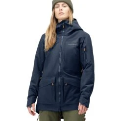Norrona Veste Femme - Tamok Gore-Tex Thermo80 - Indigo Night