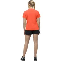 Norrona T-Shirt Femme - Tech - Orange Alert -Norrona norrona tech t shirt women orange alert model 2 1400205