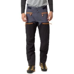 Norrona Pantalon Homme - Trollveggen Flex1 - Cool Black/Orange Popsicle