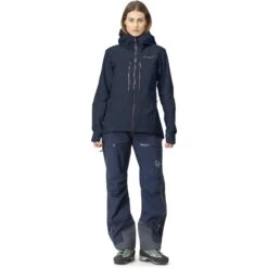 Norrona Veste Femme - Trollveggen Gore-Tex Pro Light - Indigo Night/Indigo Night -Norrona norrona trollveggen gore tex pro light jacket women indigo night indigo night 2 1464793