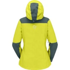 Norrona Veste Femme - Trollveggen Gore-Tex Pro Light - Sulphur Spring/North Atlantic -Norrona norrona trollveggen gore tex pro light jacket women sulphur spring north atlantic 2 1258335