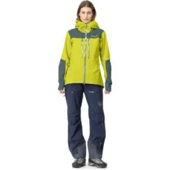 Norrona Veste Femme - Trollveggen Gore-Tex Pro Light - Sulphur Spring/North Atlantic -Norrona norrona trollveggen gore tex pro light jacket women sulphur spring north atlantic 3 1258336