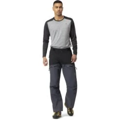 Norrona Pantalon Homme - Trollveggen Gore-Tex Pro Light - Caviar/Cool Black -Norrona norrona trollveggen gore tex pro light pants men caviar cool black 2 1464805