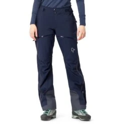 Norrona Pantalon Femme - Trollveggen Gore-Tex Pro Light - Indigo Night/Indigo Night