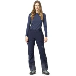 Norrona Pantalon Femme - Trollveggen Gore-Tex Pro Light - Indigo Night/Indigo Night -Norrona norrona trollveggen gore tex pro light pants women indigo night indigo night 2 1464781