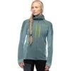 Norrona Veste Femme - Trollveggen Powerstretch Pro Zip Hood - North Atlantic