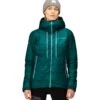 Norrona Veste Femme - Trollveggen Primaloft100 Zip Hood - Everglade