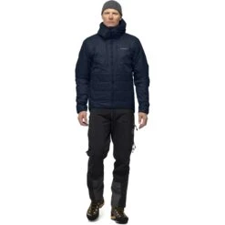 Norrona Veste Homme - Trollveggen Primaloft100 Zip Hood - Indigo Night -Norrona norrona trollveggen primaloft100 zip hood men indigo night 2 1465031