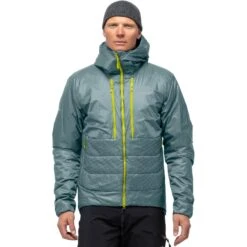 Norrona Veste Homme - Trollveggen Primaloft100 Zip Hood - North Atlantic