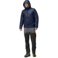 Norrona Doudoune Homme - Trollveggen Superlight Down850 Hood - Indigo Night -Norrona norrona trollveggen superlight down850 hood jacket men indigo night 3 1258405