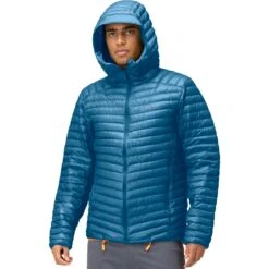 Norrona Doudoune Homme - Trollveggen Superlight Down850 Hood - Mykonos Blue