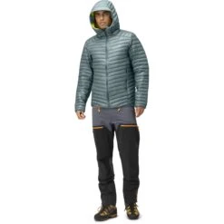 Norrona Doudoune Homme - Trollveggen Superlight Down850 Hood - North Atlantic/Sulphur Spring -Norrona norrona trollveggen superlight down850 hood jacket men north atlantic sulphur spring 3 1258409
