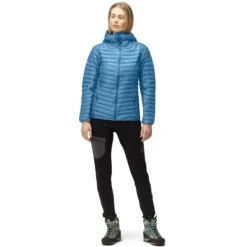 Norrona Doudoune Femme - Trollveggen Superlight Down850 Hood - Hawaiian Surf -Norrona norrona trollveggen superlight down850 hood jacket women hawaiian surf 3 1258413