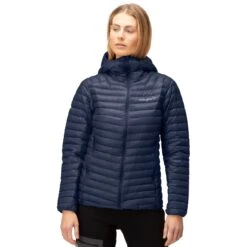 Norrona Doudoune Femme - Trollveggen Superlight Down850 Hood - Indigo Night
