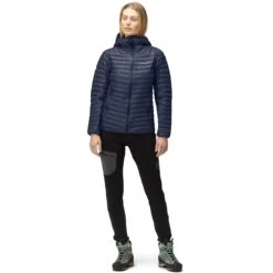 Norrona Doudoune Femme - Trollveggen Superlight Down850 Hood - Indigo Night -Norrona norrona trollveggen superlight down850 hood jacket women indigo night 3 1258417