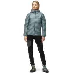 Norrona Doudoune Femme - Trollveggen Superlight Down850 Hood - North Atlantic -Norrona norrona trollveggen superlight down850 hood jacket women north atlantic 3 1258421