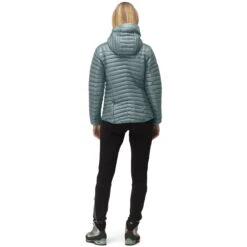 Norrona Doudoune Femme - Trollveggen Superlight Down850 Hood - North Atlantic -Norrona norrona trollveggen superlight down850 hood jacket women north atlantic 4 1258422