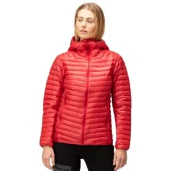 Norrona Doudoune Femme - Trollveggen Superlight Down850 Hood - True Red