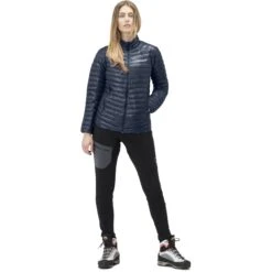 Norrona Doudoune Femme - Trollveggen Superlight Down850 - Indigo Night -Norrona norrona trollveggen superlight down850 jacket women indigo night 3 1031797