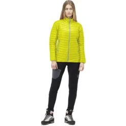Norrona Doudoune Femme - Trollveggen Superlight Down850 - Sulphur Spring -Norrona norrona trollveggen superlight down850 jacket women sulphur spring 3 1258483