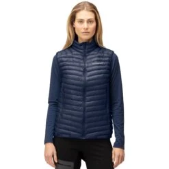 Norrona Doudoune Sans Manches Femme - Trollveggen Superlight Down850 - Indigo Night