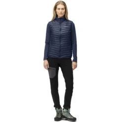 Norrona Doudoune Sans Manches Femme - Trollveggen Superlight Down850 - Indigo Night -Norrona norrona trollveggen superlight down850 vest women indigo night 3 1258599