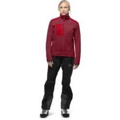 Norrona Veste Femme - Trollveggen Thermal Pro - Rhubarb -Norrona norrona trollveggen thermal pro jacket women rhubarb 3 1031886