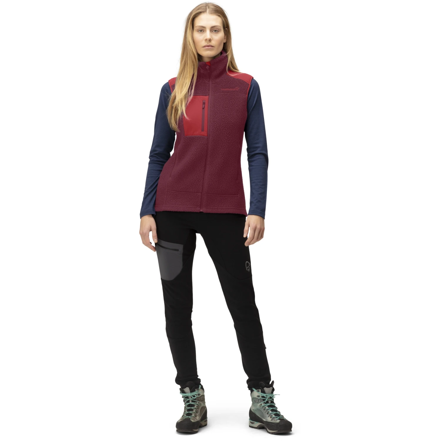 Norrona Gilet Femme - Trollveggen Thermal Pro - Rhubarb 4 Norrona Gilet Femme - Trollveggen Thermal Pro - Rhubarb – Image 4