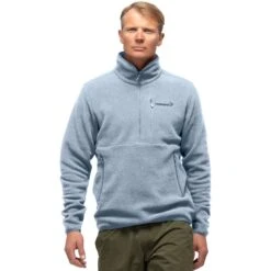Norrona Pullover Unisexe - Warm2 Halfzip - Blue Fog