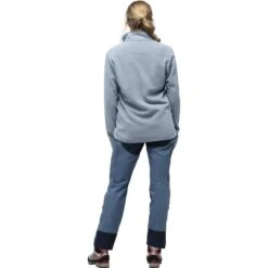 Norrona Pullover Unisexe - Warm2 Halfzip - Blue Fog -Norrona norrona warm2 halfzip unisex pullover blue fog 4 1259059